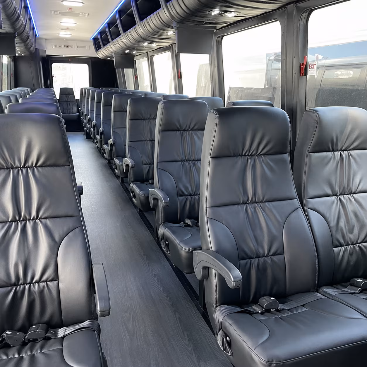 28 passenger minibus inside