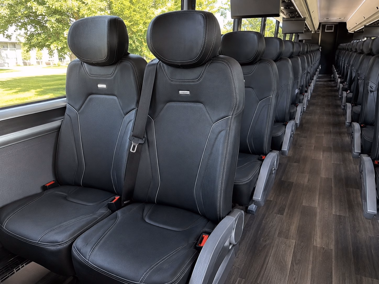 airport shuttle buses for wedding guests flying into sky harbor