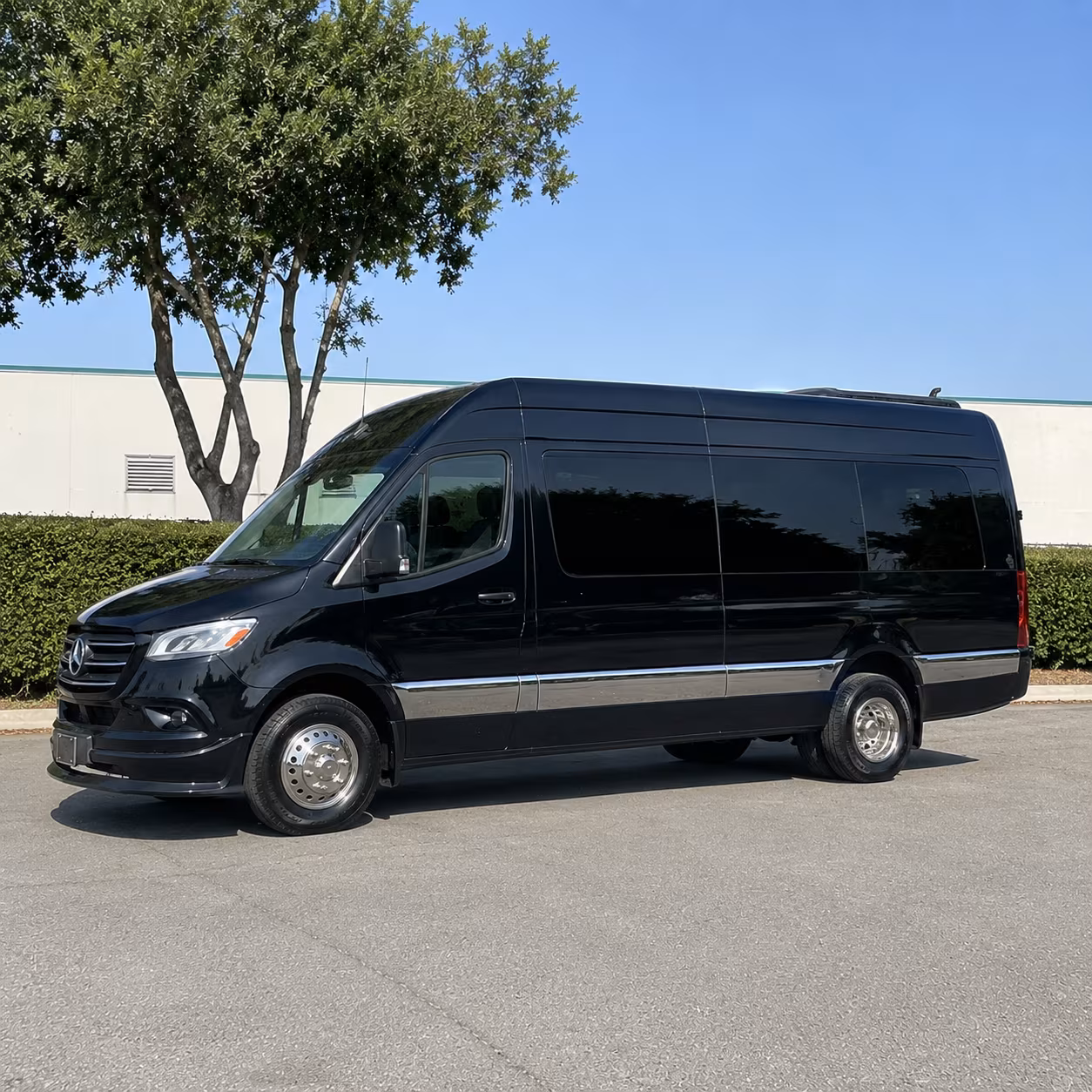 sprinter van with driver